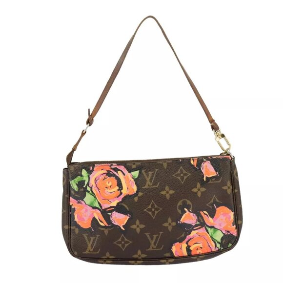 LOUIS VUITTON Monogram rose Pochette Accessoires Pouch authentic - Picture 2 of 16